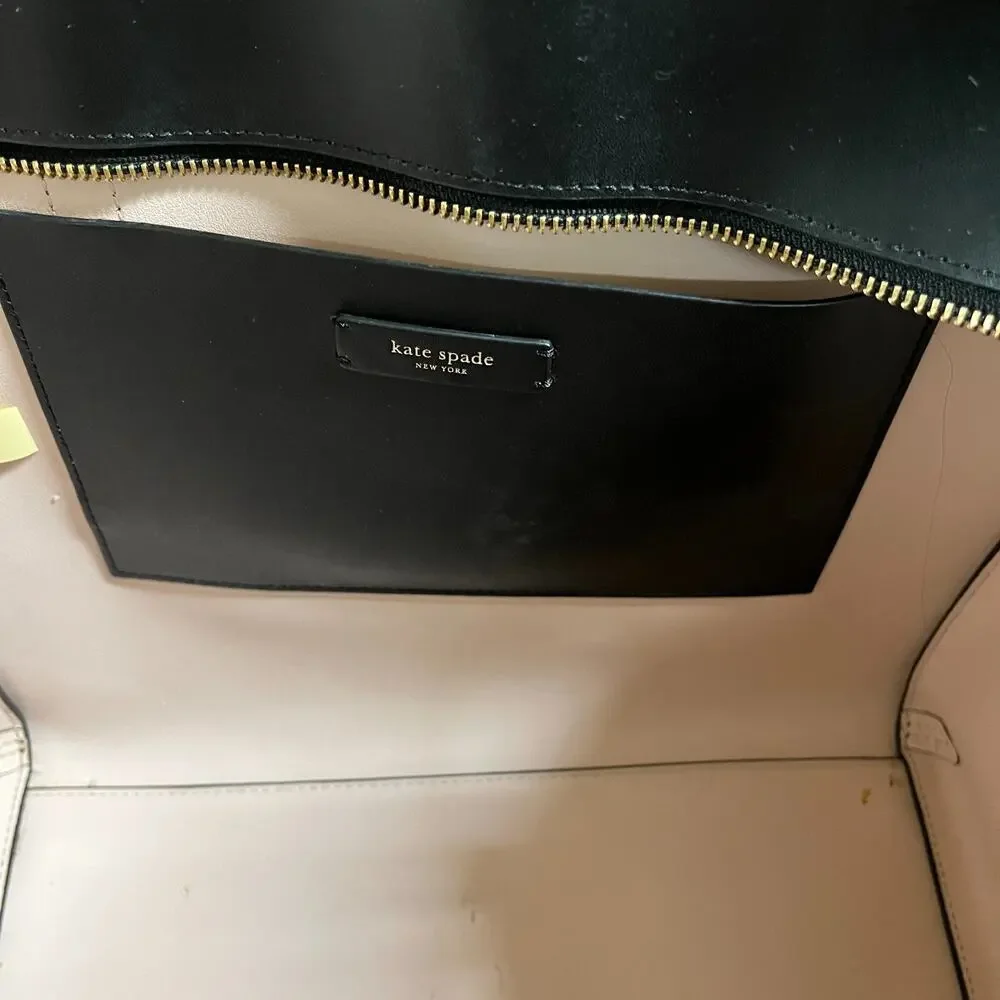 Kate spade Tote Bag 2WAY Leather Black & Pink